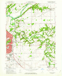Download a high-resolution, GPS-compatible USGS topo map for Lafayette East, IN (1966 edition)