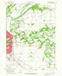Download a high-resolution, GPS-compatible USGS topo map for Lafayette East, IN (1962 edition)
