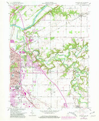 Download a high-resolution, GPS-compatible USGS topo map for Lafayette East, IN (1981 edition)
