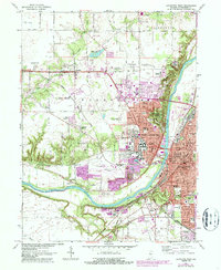 Download a high-resolution, GPS-compatible USGS topo map for Lafayette West, IN (1987 edition)
