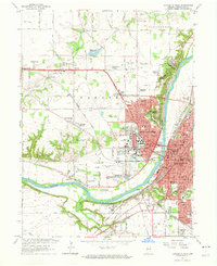 Download a high-resolution, GPS-compatible USGS topo map for Lafayette West, IN (1964 edition)