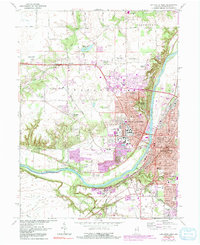Download a high-resolution, GPS-compatible USGS topo map for Lafayette West, IN (1991 edition)