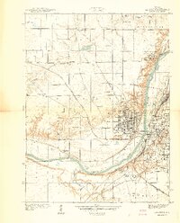 1941 Map of Lafayette