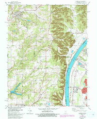 Download a high-resolution, GPS-compatible USGS topo map for Lanesville, IN (1987 edition)