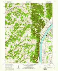 Download a high-resolution, GPS-compatible USGS topo map for Lanesville, IN (1967 edition)