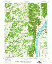 Download a high-resolution, GPS-compatible USGS topo map for Lanesville, IN (1961 edition)