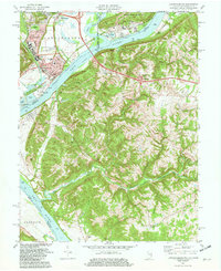 Download a high-resolution, GPS-compatible USGS topo map for Lawrenceburg, IN (1982 edition)