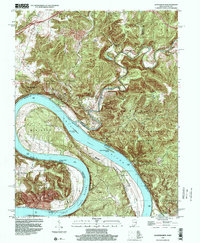 Download a high-resolution, GPS-compatible USGS topo map for Leavenworth, IN (2001 edition)