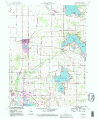 Download a high-resolution, GPS-compatible USGS topo map for Leesburg, IN (1995 edition)