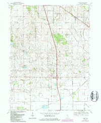 Download a high-resolution, GPS-compatible USGS topo map for Leroy, IN (1987 edition)