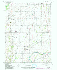 preview thumbnail of historical topo map of Shelby County, IN in 1968