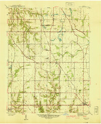 Download a high-resolution, GPS-compatible USGS topo map for Lewis, IN (1940 edition)