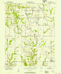 Download a high-resolution, GPS-compatible USGS topo map for Lewis, IN (1953 edition)
