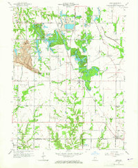 Download a high-resolution, GPS-compatible USGS topo map for Lewis, IN (1965 edition)