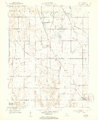 preview thumbnail of historical topo map of Vigo County, IN in 1952