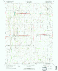 preview thumbnail of historical topo map of Lewisville, IN in 1970