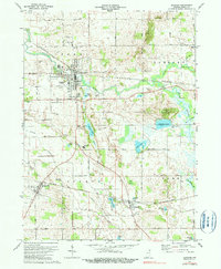 Download a high-resolution, GPS-compatible USGS topo map for Ligonier, IN (1990 edition)