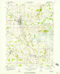 Download a high-resolution, GPS-compatible USGS topo map for Ligonier, IN (1956 edition)