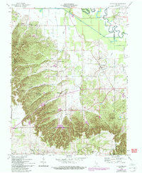 Download a high-resolution, GPS-compatible USGS topo map for Little York, IN (1993 edition)
