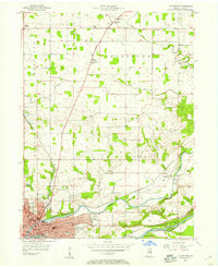 Download a high-resolution, GPS-compatible USGS topo map for Logansport, IN (1957 edition)