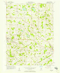 Download a high-resolution, GPS-compatible USGS topo map for Lorane, IN (1958 edition)
