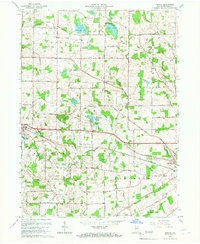 Download a high-resolution, GPS-compatible USGS topo map for Lorane, IN (1966 edition)