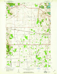 preview thumbnail of historical topo map of St. Joseph County, IN in 1958