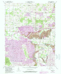 Download a high-resolution, GPS-compatible USGS topo map for Lynnville, IN (1989 edition)
