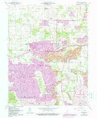 Download a high-resolution, GPS-compatible USGS topo map for Lynnville, IN (1988 edition)