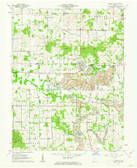 Download a high-resolution, GPS-compatible USGS topo map for Lynnville, IN (1976 edition)