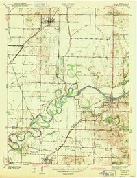 Download a high-resolution, GPS-compatible USGS topo map for Lyons, IN (1943 edition)