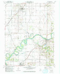 Download a high-resolution, GPS-compatible USGS topo map for Lyons, IN (1979 edition)