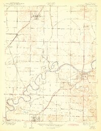 1943 Map of Lyons