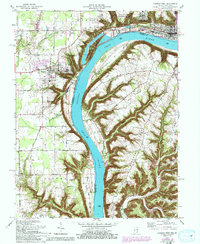 Download a high-resolution, GPS-compatible USGS topo map for Madison West, IN (1993 edition)