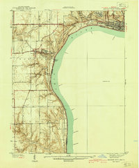 Download a high-resolution, GPS-compatible USGS topo map for Madison West, IN (1939 edition)