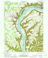 Download a high-resolution, GPS-compatible USGS topo map for Madison West, IN (1981 edition)