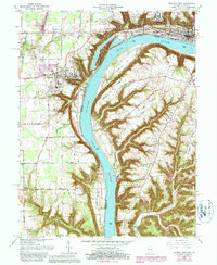 Download a high-resolution, GPS-compatible USGS topo map for Madison West, IN (1984 edition)