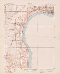 preview thumbnail of historical topo map of Jefferson County, IN in 1948