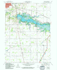 Download a high-resolution, GPS-compatible USGS topo map for Majenica, IN (1994 edition)