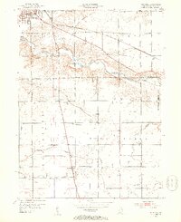 preview thumbnail of historical topo map of Huntington County, IN in 1952