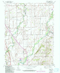 Download a high-resolution, GPS-compatible USGS topo map for Marietta, IN (1993 edition)