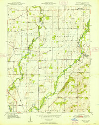 1948 Map of Shelby County, IN