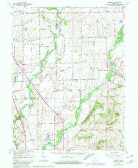 preview thumbnail of historical topo map of Shelby County, IN in 1962