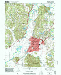 Download a high-resolution, GPS-compatible USGS topo map for Martinsville, IN (2001 edition)