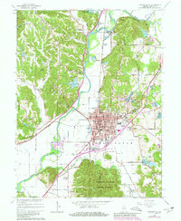 Download a high-resolution, GPS-compatible USGS topo map for Martinsville, IN (1980 edition)
