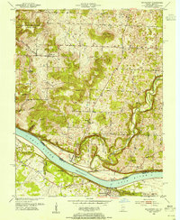 Download a high-resolution, GPS-compatible USGS topo map for Mauckport, IN (1966 edition)