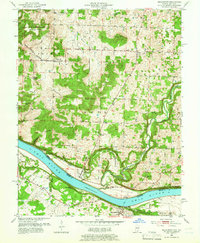 Download a high-resolution, GPS-compatible USGS topo map for Mauckport, IN (1954 edition)