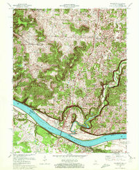 Download a high-resolution, GPS-compatible USGS topo map for Mauckport, IN (1972 edition)