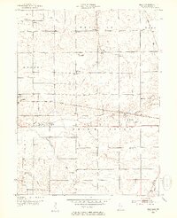 1952 Map of Maxville, 1953 Print