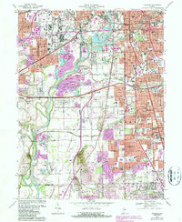 Download a high-resolution, GPS-compatible USGS topo map for Maywood, IN (1987 edition)